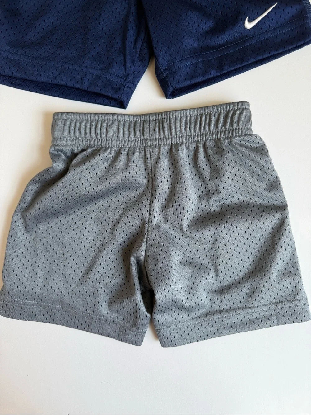 3/$15 | Nike Boys' Mesh Athletic Shorts - Navy & Gray 2T